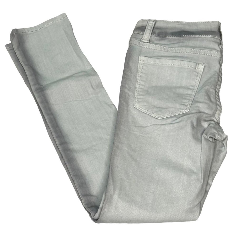 Vince Jeans Girls Size 8 Dark Grey Band Accents on Light Grey Stretch Low Rise